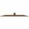 Ekena Millwork Portland Smooth Timber Gable Bracket, Western Red Cedar, 84"W x 14"H x 1 1/2"D x 5 1/2"F, 4/12 Pitch GBW084X14X0206POR00SWR - alternate 3